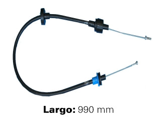 CABLES DE EMBRAGUE LIVIANOS FORD ESCORT/ORION 1.8 AP 89/92 CAJA DE 5 VELOCIDADES - LARGO 990 MM_