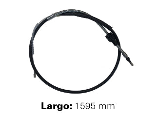 CABLES FRENO DE MANO LIVIANOS FORD ESCORT 1.8 89/.. FRENO TRASERO IZQUIERDO - LARGO 1595 MM_