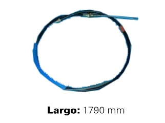 CABLES FRENO DE MANO LIVIANOS PEUGEOT 505 92/.. FRENO TRASERO DERECHO A CAMPANA GAMA  -  LARGO 1790 MM_