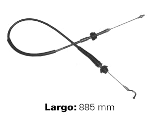 CABLES DE ACELERADOR LIVIANOS VOLKSWAGEN GOL 1.8 89/.. LARGO 885 MM_