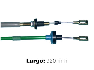 CABLES DE EMBRAGUE LIVIANOS VOLKSWAGEN SAVEIRO 1.6 - 1.8  AP 89/97 HORQUILLA METALICA  -  LARGO 920 MM_