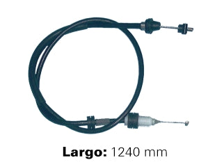 CABLES DE ACELERADOR LIVIANOS FIAT UNO/DUNA 90/../FIORINO 92/.. 1.6 BRASILEROS LARGO 1240 MM_