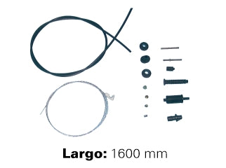 CABLES DE ACELERADOR LIVIANOS RENAULT CLIO/EXPRESS/MASTER/TRAFIC/TWINGO/9/11/12/19/21 KIT PARA ARMAR LARGO 1600 MM - FREMEC 471_