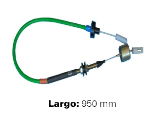 CABLES DE EMBRAGUE LIVIANOS VOLKSWAGEN SENDA/SAVEIRO DIESEL ../94 HORQUILLA PLASTICA - LARGO 950 MM - FREMEC 500_
