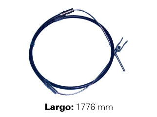 CABLES FRENO DE MANO LIVIANOS CHEVROLET C10/C20/D20/SILVERADO 60/72 FRENO DELANTERO CON PEDAL - LARGO 1776 MM - FREMEC 501_