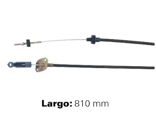 CABLES DE EMBRAGUE LIVIANOS FIAT UNO ITALIANO 94/.. TODOS LOS MODELOS NAFTEROS EXCEPTO 0.9-1.0-1.1 - LARGO 810 MM - FREMEC 509_