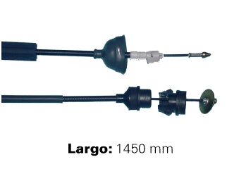 CABLES DE EMBRAGUE LIVIANOS PEUGEOT 405 2.0 TI - 1.9 TD 93/.. REGULACION MANUAL  -  LARGO 1450 MM_