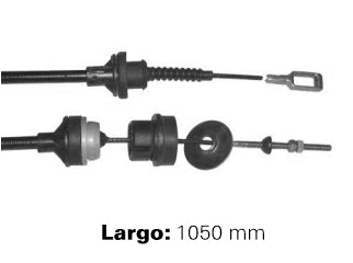 CABLES DE EMBRAGUE LIVIANOS PEUGEOT BOXER / CITROEN JUMPER / FIAT DUCATO 1.9 D - 2.0 D - 2.5 D 94/02 CAJA BVME5T  -  LARGO 1050