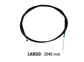 CABLES APERTURA CAPOT LIVIANOS VOLKSWAGEN CARAT/SANTANA/QUANTUM / FORD GALAXY 91/.. SIN MANIJA - LARGO 2040 MM_