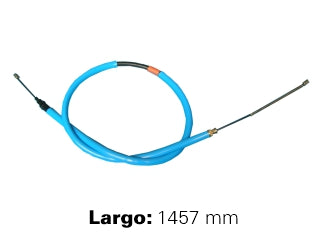 CABLES FRENO DE MANO LIVIANOS RENAULT CLIO 90/97  -  SIN ABS FRENO TRASERO DERECHO/IZQUIERDO A CAMPANA  -  LARGO 1457 MM_