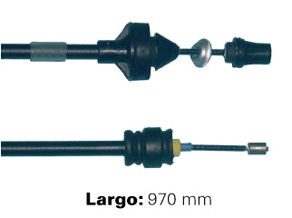 CABLES DE EMBRAGUE LIVIANOS RENAULT TWINGO 1.2 ../97 LARGO 970 MM_