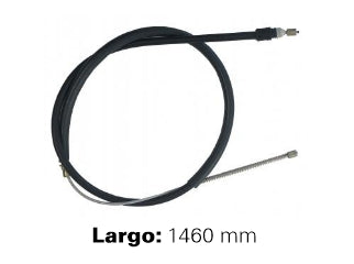 CABLES FRENO DE MANO LIVIANOS RENAULT TWINGO ../97 FRENO TRASERO DERECHO/IZQUIERDO A CAMPANA  -  LARGO 1460 MM_
