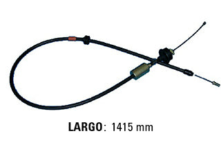 CABLES DE EMBRAGUE LIVIANOS RENAULT 21 88/90 EMBRAGUE AUTORREGULABLE CON CONTRAPESO  -  LARGO 1415 MM_