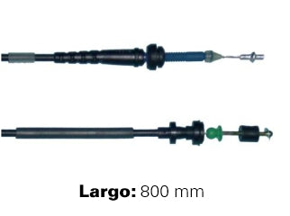 CABLES DE ACELERADOR LIVIANOS VOLKSWAGEN GOLF 1.8 MI-2.0 GTI 95/../POLO/CADDY 2.0 01/.. / SEAT IBIZA 1.8/INCA 1.6-1.8 LARGO 800 MM
