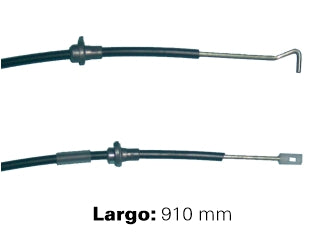 CABLES DE ACELERADOR LIVIANOS VOLKSWAGEN GACEL 82/84 MODELO VIEJO - LARGO 910 MM_