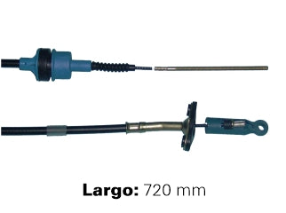 CABLES DE EMBRAGUE LIVIANOS FIAT PALIO/SIENA/STRADA WORKING 1.5 - 1.6 16V MPI - 1.7 D 98/01 LARGO 720 MM_
