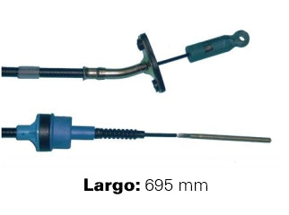 CABLES DE EMBRAGUE LIVIANOS FIAT PALIO 1.0 MPI 96/.. LARGO 695 MM_