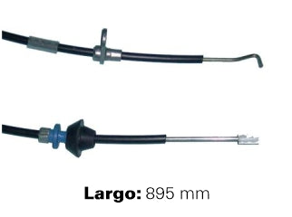 CABLES DE ACELERADOR LIVIANOS VOLKSWAGEN GACEL GS 85/88 LARGO 895 MM - FREMEC 866_