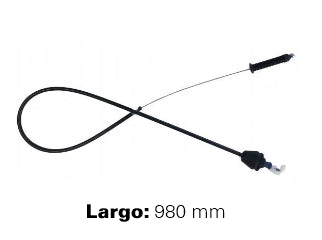 CABLES DE ACELERADOR LIVIANOS RENAULT MEGANE TRICUERPO/SCENIC 2.0 8V ../98 LARGO 990 MM_