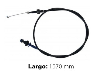 CABLES DE ACELERADOR LIVIANOS FORD KA 97/99 TODOS EXCEPTO 1.0 ZETEC ROCAM LARGO 1570 MM_