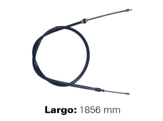 CABLES FRENO DE MANO LIVIANOS PEUGEOT PARTNER / CITROEN BERLINGO 96/.. FRENO TRASERO DERECHO A CAMPANA - LARGO 1856 MM_