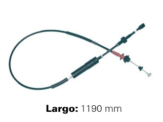 CABLES DE ACELERADOR LIVIANOS FORD FIESTA/COURIER DIESEL BOMBA INYECTORA BOSCH 97/.. LARGO 1190 MM - FREMEC 951_