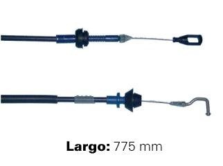 CABLES DE ACELERADOR LIVIANOS VOLKSWAGEN GOL/SAVEIRO 1.9 D 98/.. LARGO 775 MM - FREMEC 964_