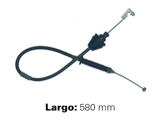 CABLES DE ACELERADOR LIVIANOS RENAULT TWINGO FASE II 1.2 98/.. LARGO 580 MM_
