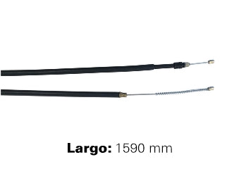 CABLES FRENO DE MANO LIVIANOS RENAULT 19 16S-16V 89/.. CON ABS FRENO TRASERO DERECHO/IZQUIERDO A DISCO - LARGO 1590 MM - FREMEC 99