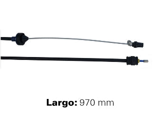CABLES DE EMBRAGUE LIVIANOS RENAULT TWINGO FASE II 98/.. LARGO 970 MM_