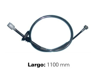 CABLES VELOCIMETRO LIVIANOS FIAT UNO/DUNA 1.0 SPI - MPI 92/.. CAJA LANCIA  -  LARGO 1100 MM  -  CON GUARDAPOLVO_
