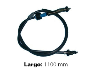 CABLES DE ACELERADOR LIVIANOS FIAT UNO S/DUNA S 1.4 - 1.6 CARBURADOR SIMPLE 95/.. LARGO 1100 MM_