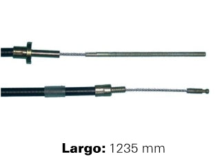 CABLES DE EMBRAGUE LIVIANOS IVECO DAILY 35.10 - 59.12 01/.. LARGO 1235 MM_