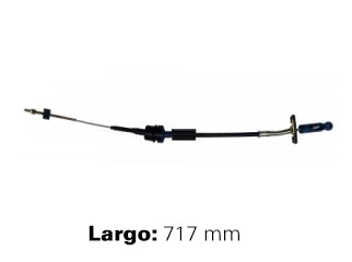 CABLES DE EMBRAGUE LIVIANOS FIAT PALIO/SIENA/STRADA 1.6 SPI 99/00 LARGO 717 MM_