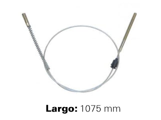 CABLES FRENO DE MANO LIVIANOS CHEVROLET CORSA/CLASSIC/COMBO/CELTA/TIGRA FRENO TRASERO DERECHO  -  LARGO 1075 MM_
