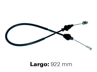 CABLES DE ACELERADOR LIVIANOS RENAULT CLIO II 1.4-1.6/KANGOO 1.4 98/.. LARGO 922 MM_