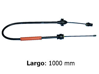 CABLES DE EMBRAGUE LIVIANOS RENAULT CLIO II 02/../KANGOO 00/../SYMBOL 06/09 1.6 16V K4M  -  LARGO 1000 MM_