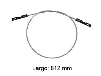 CABLES FRENO DE MANO LIVIANOS FORD RANGER 97/.. FRENO INTERMEDIO  -  LARGO 812 MM_