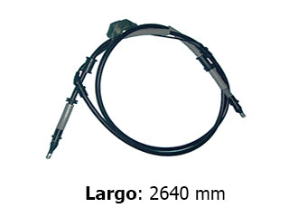 CABLES FRENO DE MANO LIVIANOS CHEVROLET ASTRA CON ABS 99/..  -  LARGO 2580MM // OEM 93284845_