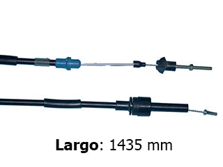 CABLES DE EMBRAGUE LIVIANOS FORD ORION ADAPTACION  -  CON REGULACION  -  LARGO 1435 MM_