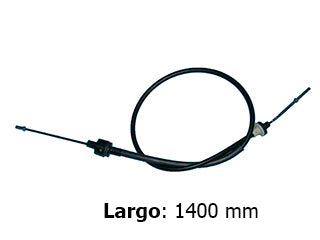 CABLES DE EMBRAGUE LIVIANOS FORD SIERRA 1.6 - 2.3 90/.. ADAPTACION  -  CON REGULACION MANUAL  -  LARGO 1400 MM_