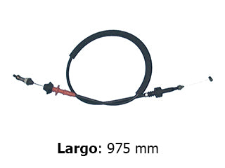 CABLES DE ACELERADOR LIVIANOS FORD KA/PUMA 1.6 ZETEC ROCAM 01/.. LARGO 975 MM_