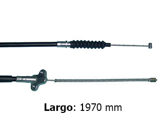 CABLES FRENO DE MANO LIVIANOS TOYOTA HILUX 2.8 94/01 FRENO TRASERO IZQUIERDO  -  TERMINAL CORTO  -  LARGO 1970 MM_