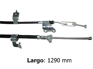 CABLES FRENO DE MANO LIVIANOS TOYOTA HILUX SW4 06/15 FRENO TRASERO DERECHO - LARGO 1290 MM_