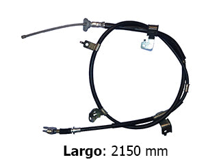 CABLES FRENO DE MANO LIVIANOS TOYOTA HILUX SW4 IZQUIERDO  -  LARGO 2140MM // OEM 464300K051_
