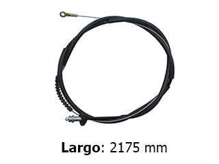 CABLES FRENO DE MANO LIVIANOS TOYOTA HILUX 4X4 ../96 CABLE ENSAMBLE FRONTAL - PALANCA  -  LARGO 2175 MM_