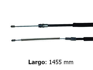 CABLES FRENO DE MANO LIVIANOS FORD RANGER 09/.. FRENO TRASERO IZQUIERDO  -  LARGO 1455 MM_