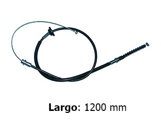 CABLES FRENO DE MANO LIVIANOS TOYOTA HILUX 94/01 CABLE ENSAMBLE FRONTAL - PALANCA  -  LARGO 1200 MM_