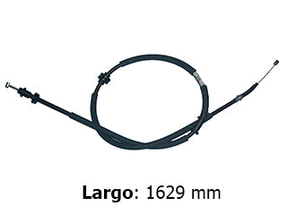 CABLES FRENO DE MANO LIVIANOS FIAT LINEA 1.8 16V E - TORQ 11/.. - 1.9 16V 08/11 FRENO TRASERO DERECHO A DISCO  -  LARGO 1629 MM_