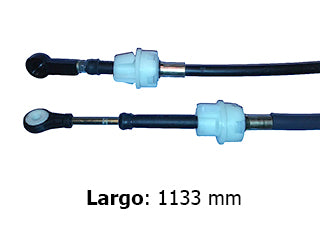 CABLES CAMBIOS - SELECTORA DE CAJA LIVIANOS FIAT PUNTO 1.6 16V 11/.. - 1.8 8V 07/11 SELECCION  -  LARGO 1133 MM_